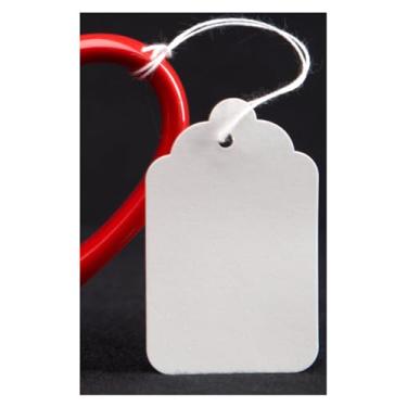 Imagem de MACO Etiquetas White Strung, #8-1-11/16 x 2-3/4 polegadas, 1000 por caixa (12-201)