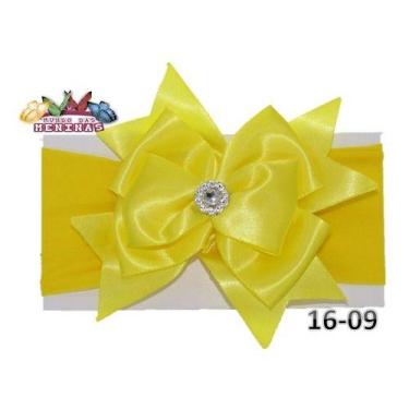 Imagem de 1 Faixa Cabelo Meia Seda Bebe Laços Headband  - Mundo das Meninas, Ama
