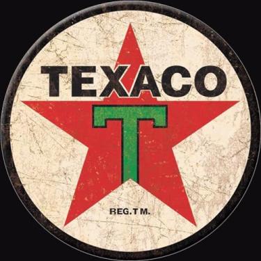 Imagem de Desperate Enterprises Ímã redondo de geladeira com logotipo Texaco '36, 7,6 cm de diâmetro