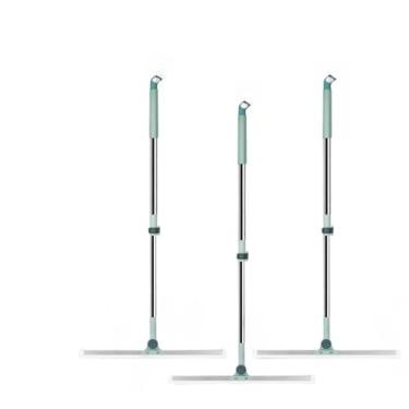 Imagem de Vassoura Rodo Mágico Silicone Grande 50cm Para Limpeza de Multiuso Piso Vidros Com Gancho Secos e Molhados Uso Duplo (3)