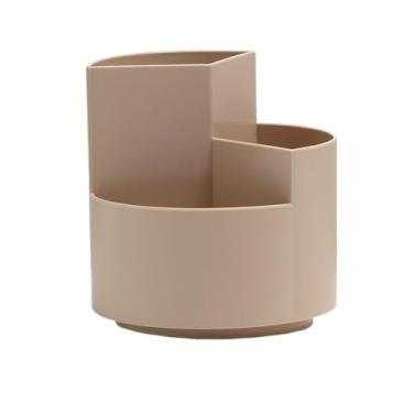 Imagem de Porta-lápis giratório de 360 ​​graus(3,Marrom)