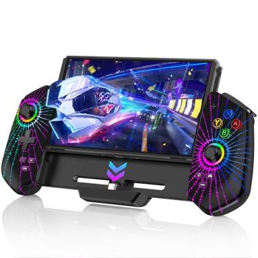 Imagem de Switch Controller with Hall Joystick for Nintendo Switch/OLED, Wired Switch Pro Remote Controller with Turbo/4 Game Slot/Dual Motor, Handheld Joypad Replacement for Nintendo Switch Controller