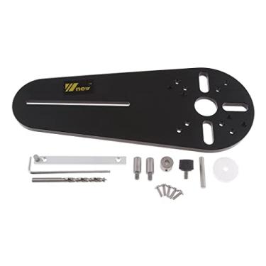 Imagem de barenx Gabarito de corte circular para aparador de mão elétrico roteador de madeira para carpintaria - conjunto C