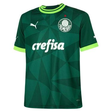 Imagem de Camisa Palmeiras Juvenil I 23/24 s/nº  Torcedor Puma-Unissex