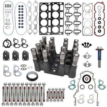 Imagem de BTSCAR 16 peças de elevadores de rolo hidráulicos de válvula NON AFM com conjunto de junta de cabeça e parafusos aptos para Chevrolet Silverado 1500 Suburban Tahoe Trailblazer GMC Sierra Yukon 5.3L
