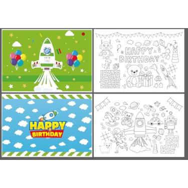 Imagem de Jogo americano descartável Cartoon Story – Pacote com 36 lembrancinhas de aniversário com tema de brinquedo, artigos americanos para festas