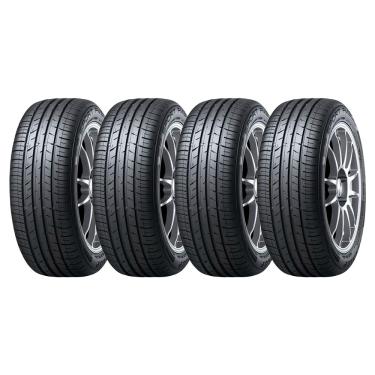 Imagem de Kit 4 Pneus Dunlop 195/55R15 85V Sport FM800 Aro 15 - Preto