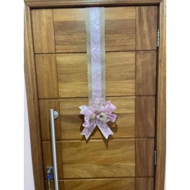 Imagem de Escapulário Natalino Decorativo para Porta – Charme, Brilho e Delicadeza