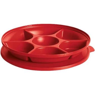 Imagem de Tupperware Petisqueira Com Tampa E Divisória 7 Espaços