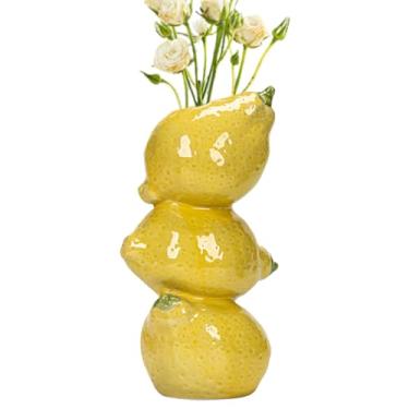 Imagem de Vaso de flores em forma de fruta, vaso em forma de frutas para mesa de centro de mesa | Decoração de cozinha de festa, enfeite de mesa, recipiente floral para mamãe, meninas, avó, mãe, mulheres