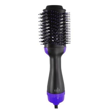 Imagem de Escova Secadora 110V Alisador Elétrica Quente Cabelo Com 3 Em1 Hair Styler