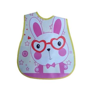 Imagem de Babador Avental Plástico Forte Impermeável Bebe Alimentação - Purus Ut