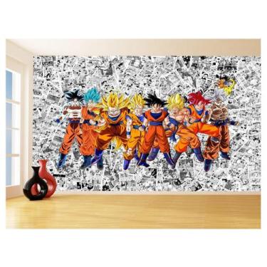 Imagem de Papel De Parede Dragon Ball Goku Vegeta Anime 3,5M Dbz134 - Você Decor