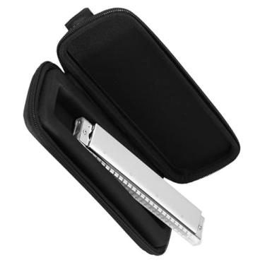 Imagem de Gaita profissional de 10 furos Blues Requintado Moderno Preto Durável Instrumento de Tocar Gaita