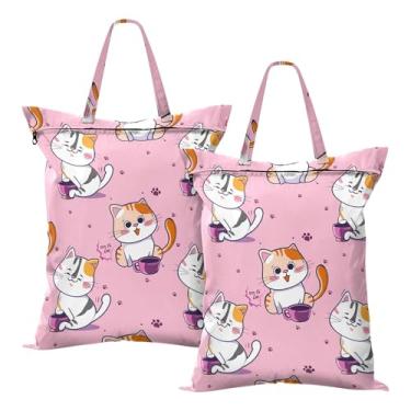 Imagem de SEHANY 2 peças de sacos grandes de lavanderia com alça, à prova d'água, bolsa de roupa para viagem e natação