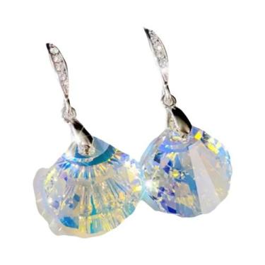 Imagem de Brincos De Quartzo Com Strass Brilhantes Para Mulheres, Joias De Moda,