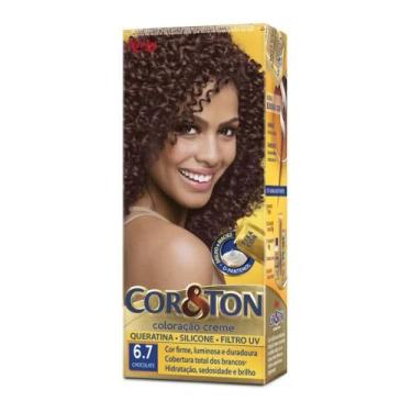 Imagem de Tintura Creme Cor & Ton Chocolate 6.7 - Cor e Ton