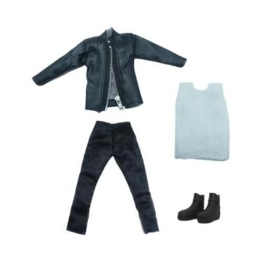 Imagem de Boneco Masculino De 29CM Com Conjunto De Roupas Feitas À Mão, Traje De