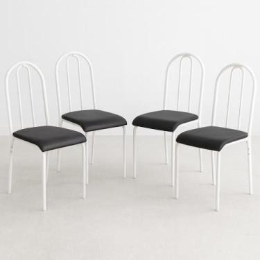 Imagem de Kit 4 Cadeiras de Jantar Varanda Cozinha Sala de Estar Epoxi 544.arc -