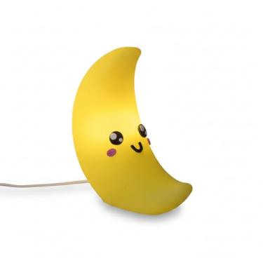 Imagem de Luminária de Mesa Lua 3D Decorativa Bivolt Abajur Quarto Infantil