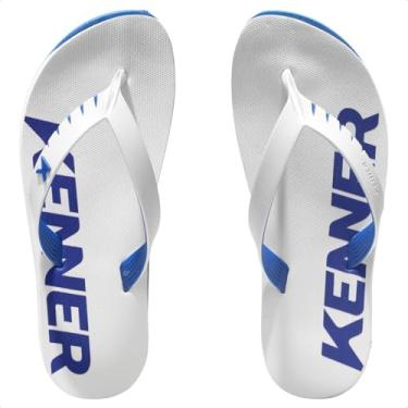 Imagem de Chinelo Kenner Red Masculino - Branco e Marinho - 43