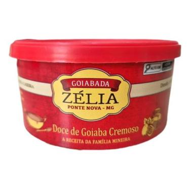 Imagem de Goiabada Zélia Lata 400g  Sabor Tradicional, Textura Cremosa e Qualida