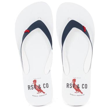 Imagem de Chinelo Masculino Reserva RSV Go Red Bird Borracha Confortável 750040801 Cor:;Tamanho:41-42-Masculino