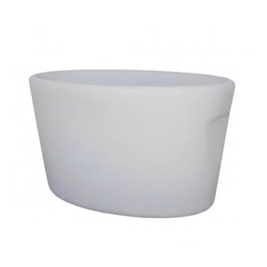 Imagem de Champanheira Oval Parede Dupla com LED RGB – Polietileno Resistente – Mantém Bebidas Geladas – Controle Remoto – Ideal para Festas, Eventos e Decoração