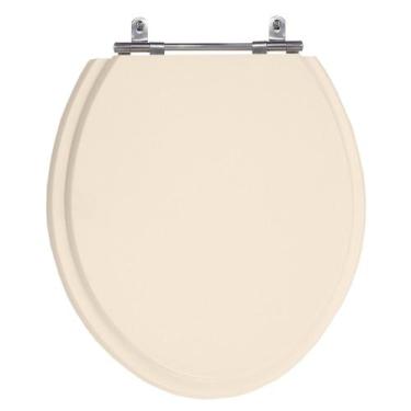 Imagem de Assento Sanitário Convencional Oval Rosa Shell Tampa Vaso Deca-Incepa-