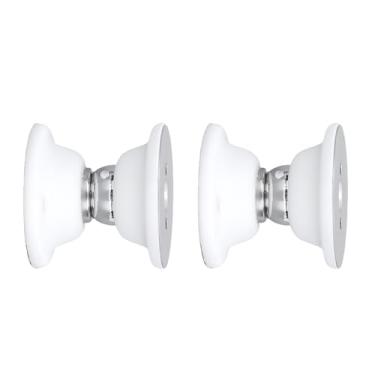 Imagem de aqxreight 2 Conjuntos de Rolha de Porta Magnética para RV, ímãs de Captura de Porta para Trailers, Trailers de Viagem e de 5ª Roda Brancas ou Mag RV Rolha de Magnética (Branco)