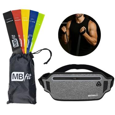 Imagem de Combo Pochete Slim Impermeável+ Elastico Superband Theraband-Unissex