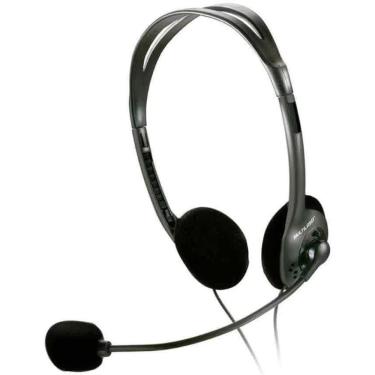 Imagem de Headset C/Mic Preto Ph002 P2/Cabo Nylon Ph123 Multilaser