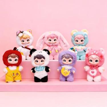 Imagem de MINISO Babe Good Luck to You Series Blind Box Plush & Cute Vinyl Figures Trendy Bag Charms, Adorable Design as Bag Pendants, Lucky Keychains or Home Decor, Sweet Gift (Random One)