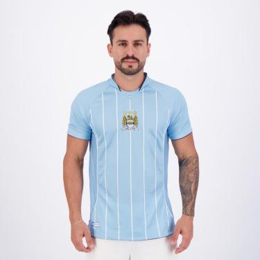 Imagem de Camisa Manchester City Retrô 2008 Masculina-Masculino