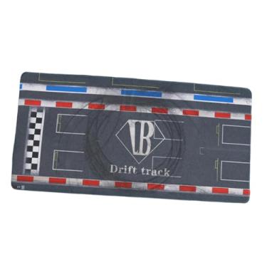 Imagem de menolana Tapete de estacionamento em escala 1/64, multifuncional, para garagem, brinquedo de rato, tapete em miniatura para cenário de garagem de carros, para