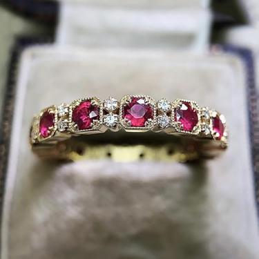 Imagem de Anel de zircônia cúbica empilhável para joias de noivado, 8, Latão, Zircônia cúbica