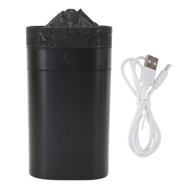 Imagem de AUNMAS Umidificador Pequeno Portátil, Mini Usb Colorido Pessoal Desktop Difusor de óleo Essencial para o Quarto da Sala de Escritório do Carro (Preto)