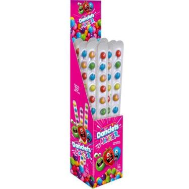 Imagem de Doce Danclets Régua Monster com 15 Unidades  Chicletes Sortidos