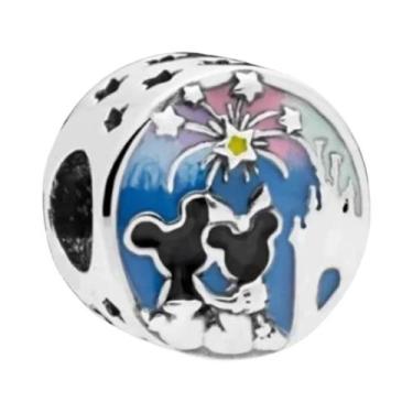 Imagem de Pingentes De Minnie, Mickey E Pato Donald Para Pulseira De Prata, Cola