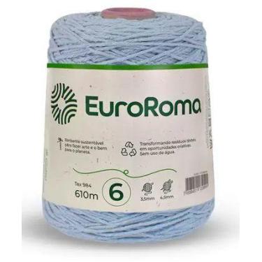 Imagem de Barbante EuroRoma 600g Fio 6 Cor 900 Azul Bebê - 610 Metros