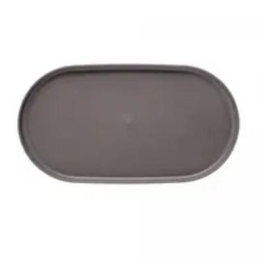 Imagem de Travessa Oval Bambu PP Lines Cinza 21cm 220837 Lyor