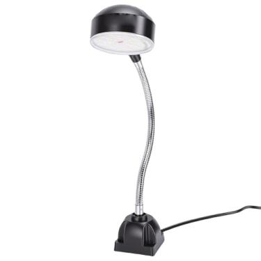 Imagem de Zopsc Luz de Máquina LED 15W Com Lâmpada de Ferramenta de Loja de Base Quadrada Flexível de Pescoço de Ganso de 30 Cm, para Lâmpada de Ferramenta de Loja para Torno, Bancada de Trabalho, (plugue da