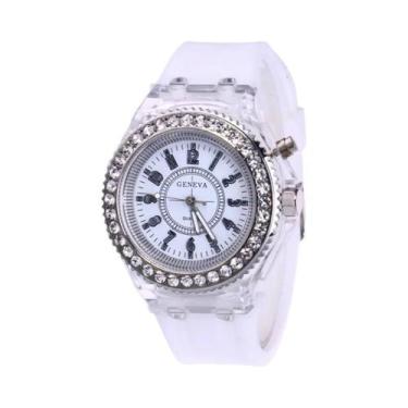 Imagem de Relógio De Pulso De Silicone Com Luz LED Luminosa Para Crianças Menino