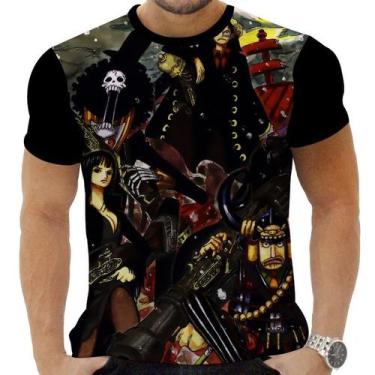Imagem de Camiseta Camisa Personalizada Anime One Piece Pirata Navio Mar 14 - Za