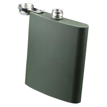 Imagem de Big Flask 510.3 g 500ml Aço Inoxidável Licor Hip Flask com tampa rosqueada cor preta ou cor prata disponível (verde)