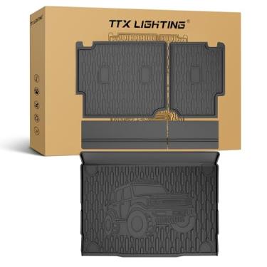 Imagem de TTX LIGHTING Forro de carga e tapete de encosto para Ford Bronco 2021-2025 Capa traseira de assento traseiro de 4 portas para acessórios Bronco (não para 2 portas ou Bronco Sport)