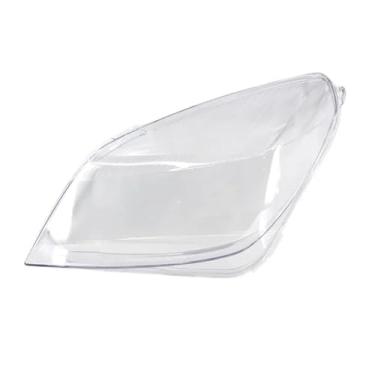Imagem de Capa para lente do farol de carro, lâmpada principal, abajur, revestimento frontal, compatível com opel astra h 2004-2009, peças de reposição(Transparent Left)