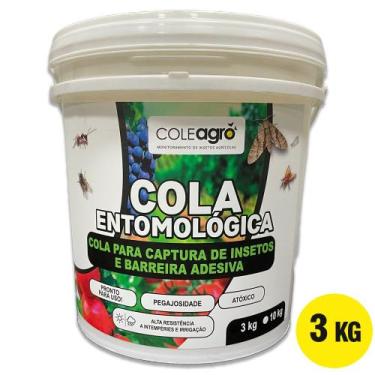 Imagem de Cola Entomológica Incolor para Armadilhas Adesivas 3kg Coleagro  Armad