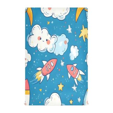 Imagem de xigua Conjunto de 1 panos de prato de cozinha com personagens de desenhos animados, macios e altamente absorventes de secagem rápida para limpeza de pratos e limpeza à mão, 71 x 45 cm