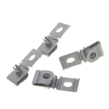 Imagem de DZMZL 8 peças de retentor de montagem de protetor de roda nylon preto 86825-2W000 para Hyundai Kia Fender Liner Clip Nut-Spring